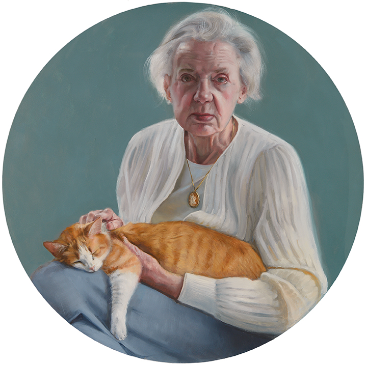 Gaela Erwin: Mom with Her Cat, Bubba